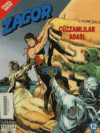 Cüzzamlılar Adası - Zagor Özel Seri Sayı 12 – Lal Kitap kitap kapağı