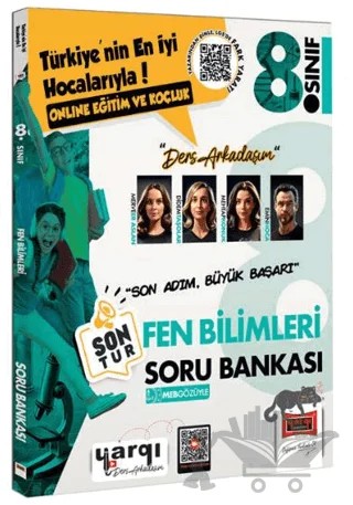 Yargı Ders Arkadaşım 8. Sınıf LGS Fen Bilimleri Son Tur Soru Bankası – Merve Er Aslan, Didem Taşolar, Mehtap Konuk – Yargı Yayınevi kitap kapağı
