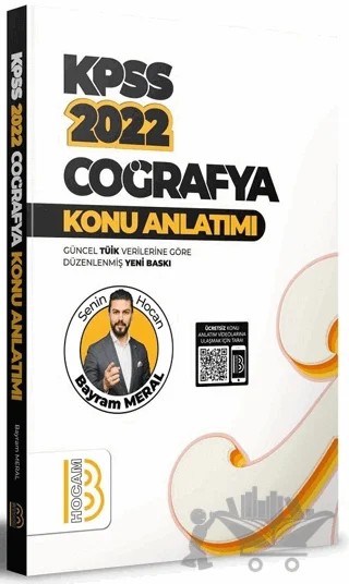 KPSS Coğrafya Konu Anlatımı – Bayram Meral – Benim Hocam Yayınları kitap kapağı