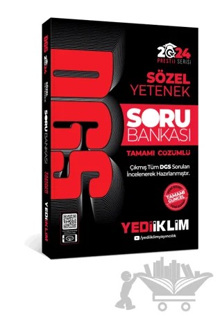 2024 DGS Sözel Yetenek Tamamı Çözümlü Soru Bankası – Kolektif – Yediiklim Yayınları kitap kapağı
