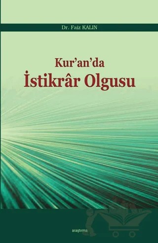 Kur’an’da İstikrar Olgusu – Murat Küçükuğurlu – Araştırma Yayınları kitap kapağı