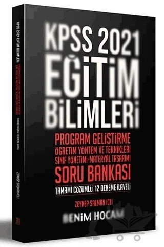KPSS Eğitim Bilimleri Program Geliştirme ÖYT Sınıf Yönetimi Materyal Tasarımı Soru Bankası – Zeynep Salman İçli – Benim Hocam Yayınları kitap kapağı