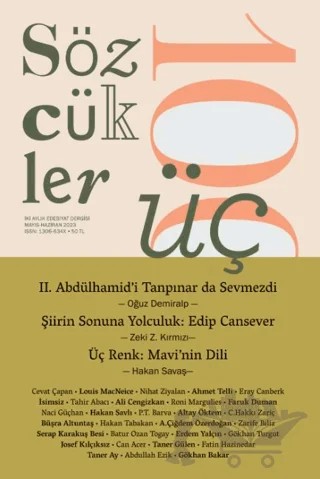 Sözcükler Dergisi 103. Sayı (Mayıs-Haziran 2023) – Sözcükler Yayınları kitap kapağı
