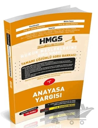 HMGS Kampı Anayasa Yargısı Soru Bankası – Ahmet Nohutçu – Savaş Yayınevi kitap kapağı