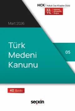 Türk Medeni Kanunu (Cep Kitabı) – Seçkin Yayıncılık – Seçkin Yayıncılık kitap kapağı