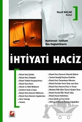 İhtiyati Haciz – Nazif Kaçak – Seçkin Yayıncılık kitap kapağı