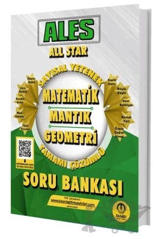 Ales All Star Sayısal Yetenek Çözümlü Soru Bankası – Kollektif – Tasarı Eğitim Yayınları kitap kapağı