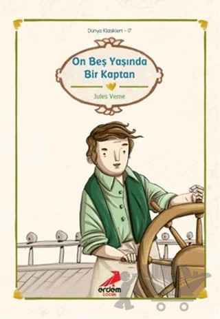 On Beş Yaşında Bir Kaptan – Jules Verne – Erdem Çocuk kitap kapağı
