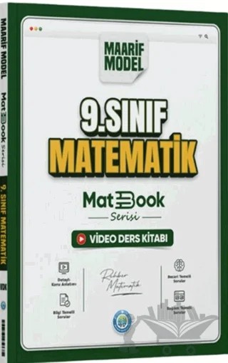 9. Sınıf Matematik Matbook Serisi Maarif Model Video Ders Kitabı – Kolektif – Rehber Matematik kitap kapağı