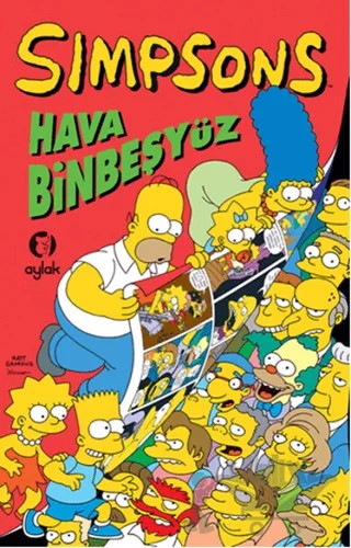 Simpsonlar - Hava Binbeşyüz – Matt Groening – Aylak Kitap kitap kapağı