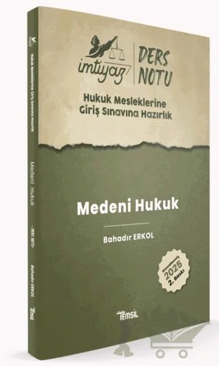 İmtiyaz HMGS Ders Notları Medeni Hukuk – Bahadır Erkol – Temsil Kitap kitap kapağı