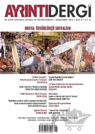Ayrıntı Dergisi Sayı: 8 Ocak-Şubat 2015 – Ayrıntı Dergi kitap kapağı