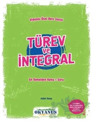 Türev ve İntegral – Selim Yavuz – Okyanus Yayınları kitap kapağı