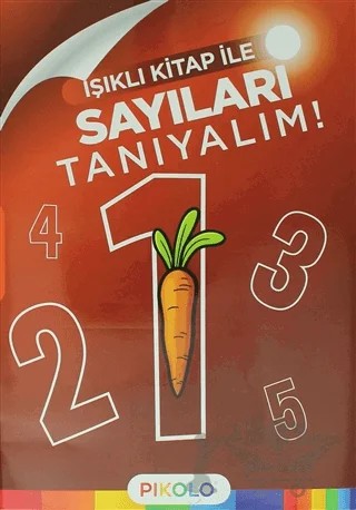 Sayıları Tanıyalım - Işıklı Kitaplar – Kolektif – Pikolo Yayınevi kitap kapağı