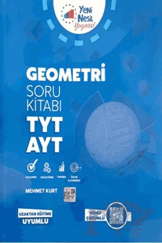 Yeni Nesil YKS TYT AYT Geometri Soru Kitabı – Mehmet Kurt – Yeni Nesil Yayınevi kitap kapağı