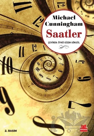 Saatler – Michael Cunningham – Kırmızı Kedi Yayınevi kitap kapağı