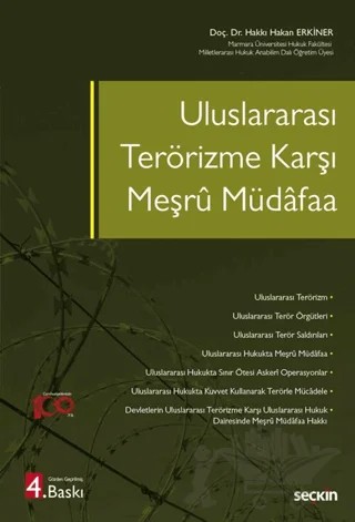 Uluslararası Terörizme Karşı Meşru Müdafaa – Hakkı Hakan Erkiner – Seçkin Yayıncılık kitap kapağı