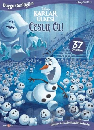 Disney - Duygu Günlüğüm Karlar Ülkesi Cesur Ol! – Vickie Saxon – Beta Kids kitap kapağı