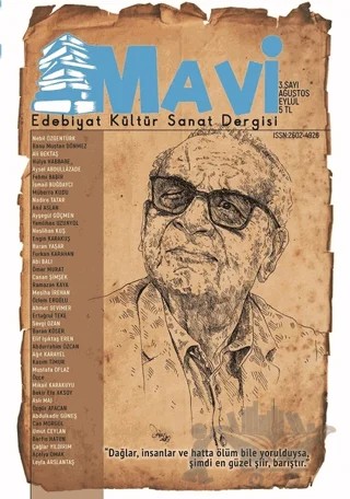 Mavi Edebiyat Kültür Sanat Dergisi Sayı: 3 Ağustos-Eylül – Gece Kitaplığı kitap kapağı