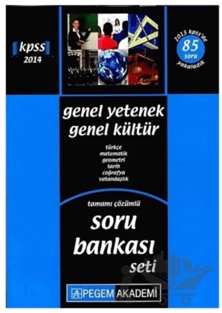 2014 KPSS Tamamı Çözümlü Modüler Soru Bankası Seti – Kolektif – Pegem Akademi Yayıncılık kitap kapağı