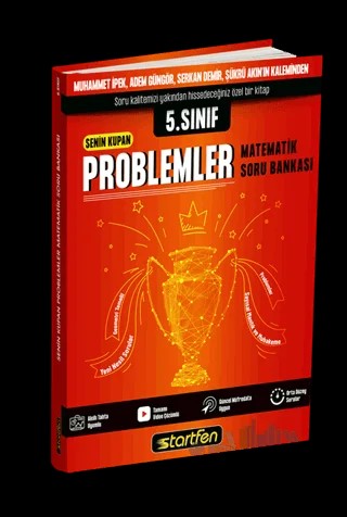 5. Sınıf Senin Kupan Problemler Matematik Soru Bankası – Kolektif – Startfen Yayınları kitap kapağı