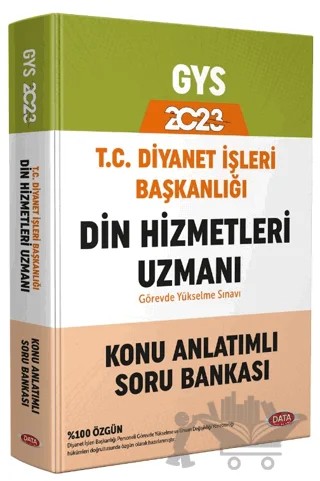 2023 GYS Diyanet İşleri Başkanlığı Din Hizmetleri Konu Anlatımlı Soru Bankası Görevde Yükselme – Kolektif – Data Yayınları kitap kapağı