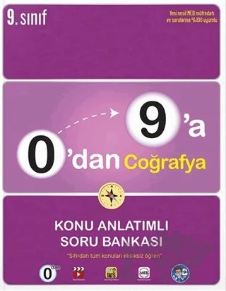0'dan 9'a Coğrafya Konu Anlatımlı Soru Bankası – Kolektif – Tonguç Akademi kitap kapağı