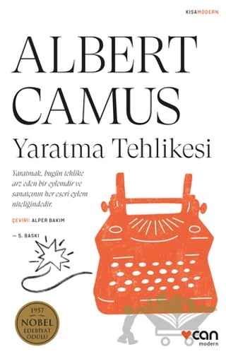Yaratma Tehlikesi – Albert Camus – Can Yayınları kitap kapağı