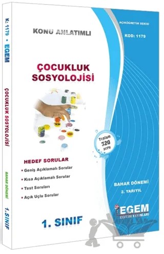 1. Sınıf 2. Yarıyıl Konu Anlatımlı Çocukluk Sosyolojisi - Kod 1179 – Kolektif – Egem Eğitim Yayınları kitap kapağı