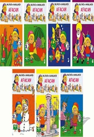 Afacan Boyama Serisi 7 Kitap Takım – Hakkı Uslu – Akçağ Yayınları kitap kapağı
