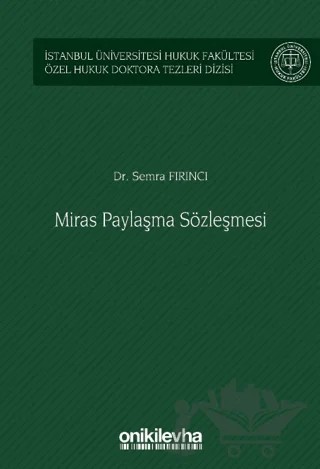 Miras Paylaşma Sözleşmesi – Semra Fırıncı – On İki Levha Yayınları kitap kapağı