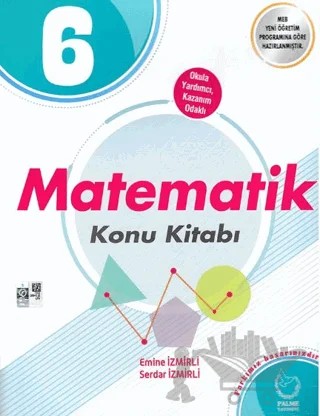 6. Sınıf Matematik Konu Kitabı – Emine İzmirli, Serdar İzmirli – Palme Yayınları kitap kapağı
