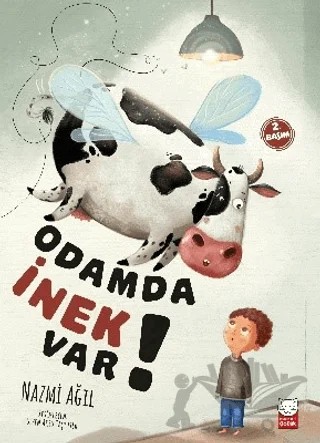 Odamda İnek Var! – Nazmi Ağıl – Kırmızı Kedi Çocuk kitap kapağı