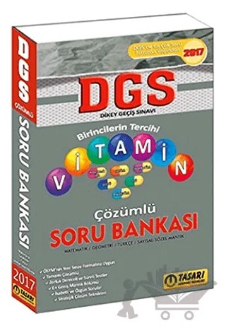 DGS Vitamin Çözümlü Soru Bankası – Kolektif – Tasarı Eğitim Yayınları kitap kapağı