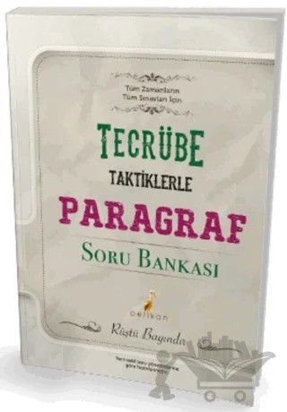 Tecrübe Taktiklerle Paragraf Soru Bankası – Rüştü Bayındır – Pelikan Tıp Teknik Yayıncılık kitap kapağı