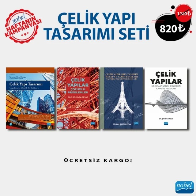 ÇELİK YAPI TASARIMI SETİ – Musa Artar Osman Gazi Sultan Şahin Sözen Abi Aghayere, Jason Vigil – Haftanın Kampanyası kitap kapağı