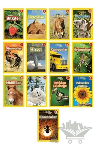 National Geographic Kids Okuma Serisi Seviye 1 Seti (13 Kitap Takım) – Melissa Stewart, Susan B. Neuman – Beta Yayınevi kitap kapağı