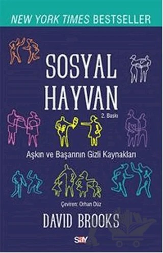 Sosyal Hayvan – David Brooks – Say Yayınları kitap kapağı