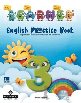 3. Sınıf Learned English Practice Book – Erkan Baytar – Borealis Yayıncılık kitap kapağı