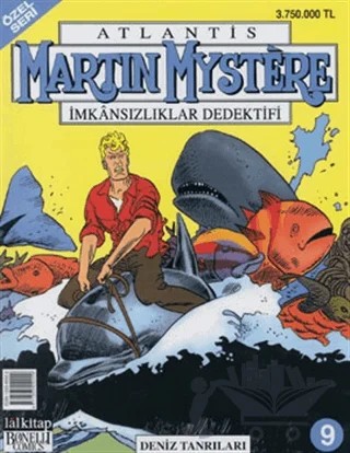 Martin Mystere İmkansızlıklar Dedektifi Özel Seri Sayı: 9 Deniz Tanrıları – Lal Kitap kitap kapağı