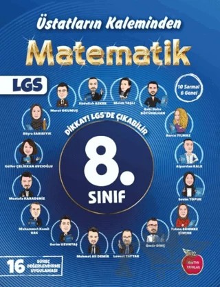 8. Sınıf Matematik Üstatların Kaleminden 16 Deneme – Kolektif – Newton Yayınları kitap kapağı