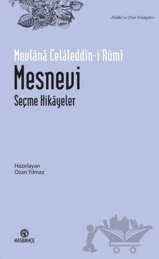 Mesnevi – Mevlana Celaleddin-i Rumi – Hasbahçe kitap kapağı