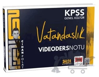 2024 KPSS Genel Kültür Vatandaşlık Video Ders Notu – Cihan Polat – Yargı Yayınevi kitap kapağı