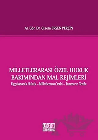 Milletlerarası Özel Hukuk Bakımından Mal Rejimleri – Gizem Ersen Perçin – On İki Levha Yayınları kitap kapağı