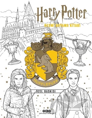 Harry Potter Filmlerinden Resmi Boyama Kitabı - Hufflepuff Özel Baskısı – Kolektif – Yapı Kredi Yayınları kitap kapağı