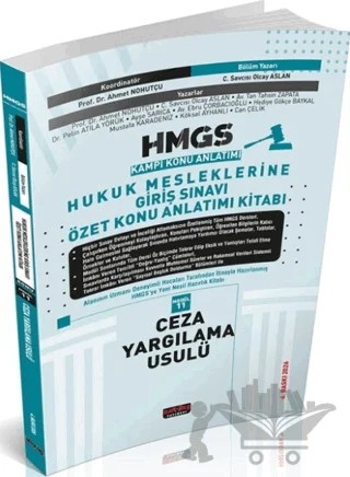 2026 HMGS Ceza Yargılama Usulü Özet Konu Anlatımı – Kolektif – Savaş Yayınevi kitap kapağı