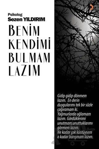 Benim Kendimi Bulmam Lazım – Sezen Yıldırım – Cinius Yayınları kitap kapağı