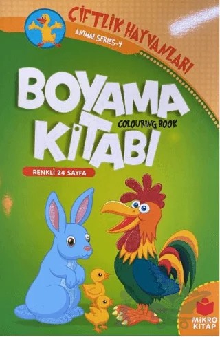 Çiftlik Hayvanları Boyama Kitabı – Kolektif – Mikro Kitap kitap kapağı