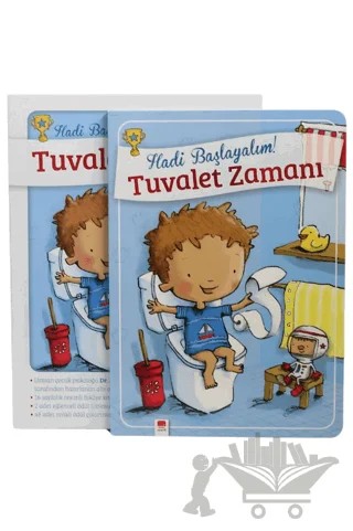 Tuvalet Zamanı - Erkekler İçin Tuvalet Eğitimi Kitabı – Janet Hall – Uçan Fil Yayınları kitap kapağı