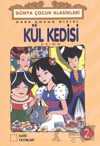 Kül Kedisi – Grimm Kardeşler – Kare Yayınları kitap kapağı